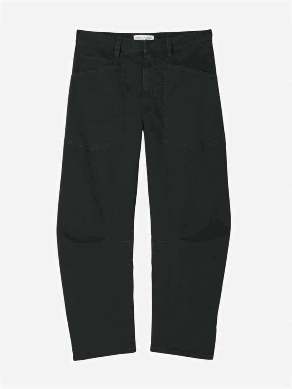 Nili Lotan Shon Cotton Pants Black